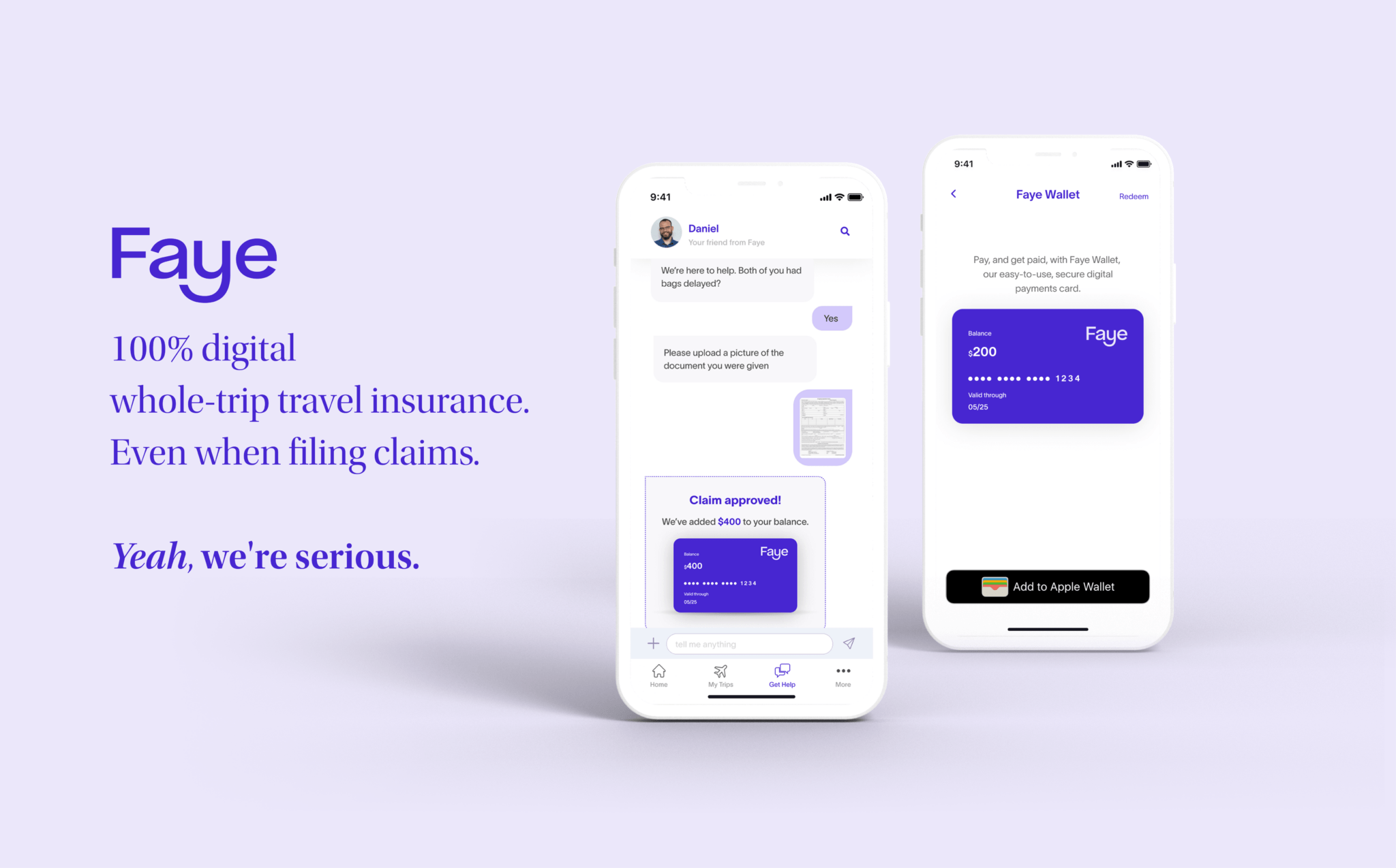 faye travel insurance app